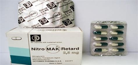 تفاعلات NitroMak مع أدوية أخرى