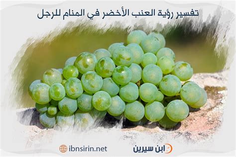 تفسير رؤية العنب الأخضر يتم قطفه وأكله في المنام