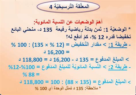 حساب النسبة المرجحة للشطر الأدبي من التعليم الثانوي