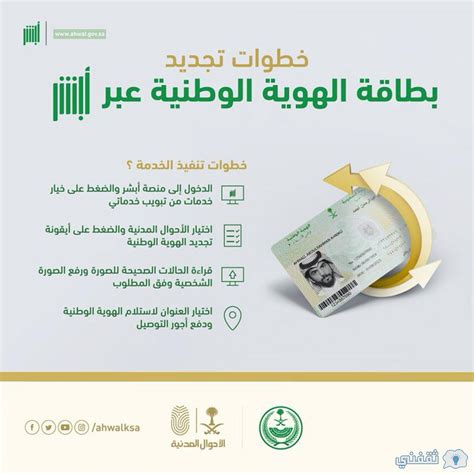 رابط أبشر، حدد موعدًا لتمديد بطاقة الأحوال المدنية الخاصة بك، أبشر