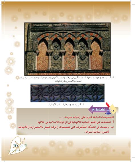 شرح أهمية التكرار كقاعدة للفنون الزخرفية الإسلامية؟