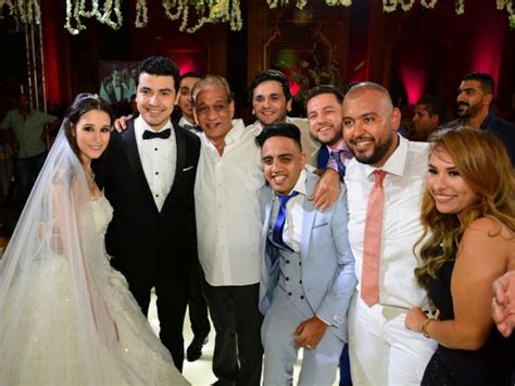 صورة من حفل زفاف الفنان محمد أنور على الفنان محمد إمام