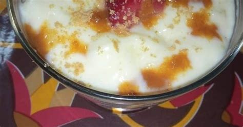 طريقة عمل البودنج بالحليب المجفف بنكهة الآيس كريم