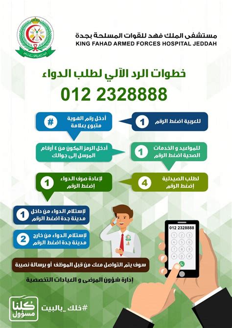 طلب إعادة صرف الأدوية بالمستشفى العسكري إلكترونيًا
