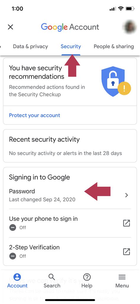 عبر المتصفح كيفية تغيير كلمة مرور Gmail الخاصة بك
