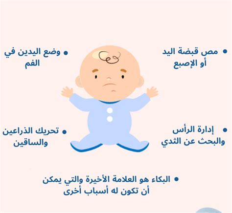علامات جوع الطفل في الأشهر القليلة الأولى