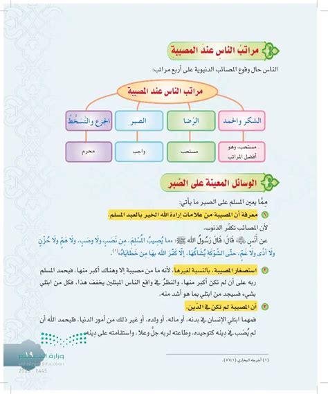 عند وقوع المصيبة أقبلها ولا أدافع عنها بالأسباب التي تقضي عليها