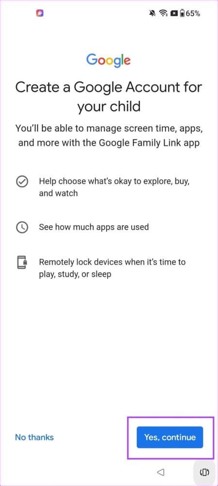 قم بإنشاء حساب على Google Play باستخدام الهاتف