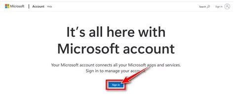 قم بتسجيل الدخول إلى حساب Microsoft الخاص بك