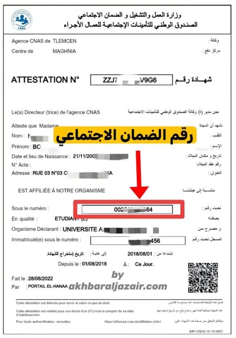 كيفية التقدم للحصول على رقم الضمان إذا كنت خارج الجزائر