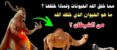 ما هو الحيوان الذي سلط الله عليه ثلث الجن