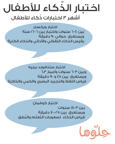 متى يجب إجراء اختبار الذكاء للأطفال؟