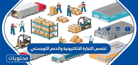 مجالات العمل مع التركيز على التجارة الإلكترونية والدعم اللوجستي