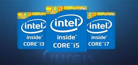 معالجات Core i5 مختلفة