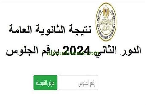 موقع نتيجة nategtk net نتيجة الثانوية العامة 2024 ظهرت في اليوم السابع ...