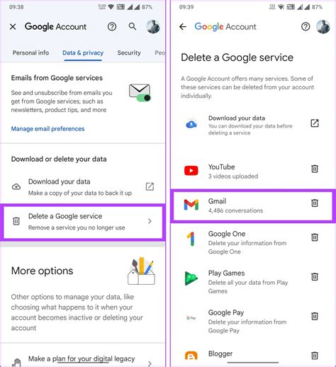 نصائح قبل حذف حساب Gmail الخاص بك