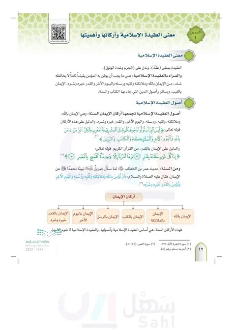 هل يمكنك تسمية أربع طرق للانتماء إلى العقيدة الإسلامية؟