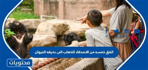 وافق خمسة أصدقاء على الذهاب إلى حديقة الحيوان وافق خمسة أصدقاء على الذهاب إلى حديقة الحيوان
