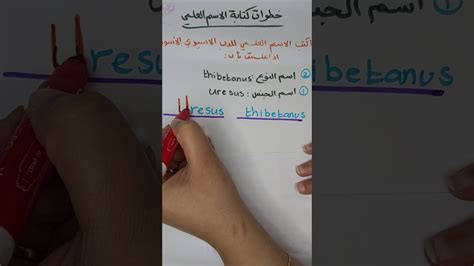 يتبع العلماء التسميات الثنائية لكتابة الأسماء العلمية للكائنات الحية