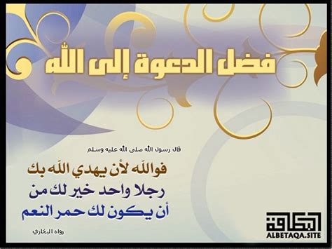 يحل مسألة الدعوة إلى الله حسب الرتب والدرجات، وأكبرها وأهمها الدعوة إلى الله