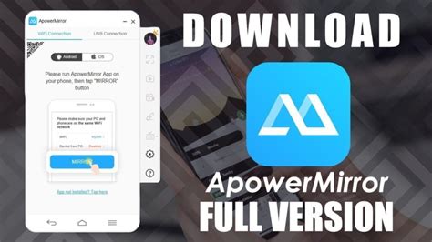 يقوم تطبيق APOWER MIRROR بتوصيل هاتفك بجهاز الكمبيوتر عبر USB