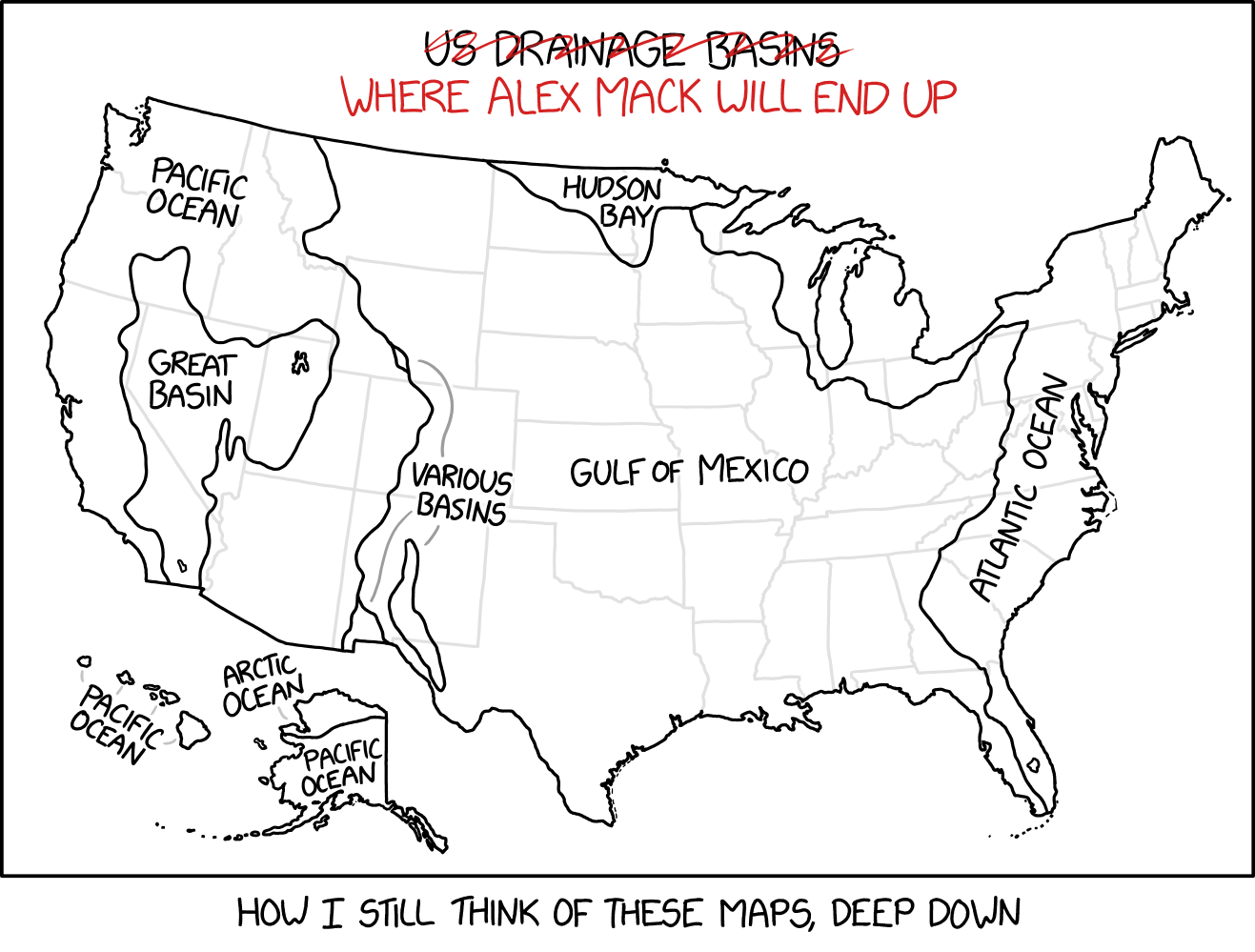 xkcd Drainage Basins