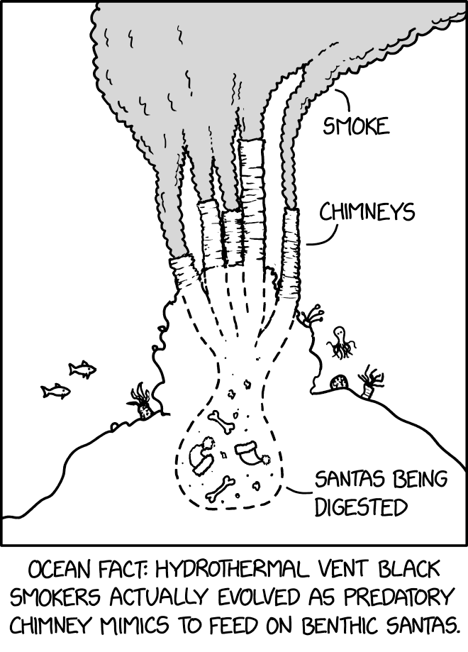 xkcd Hydrothermal Vents