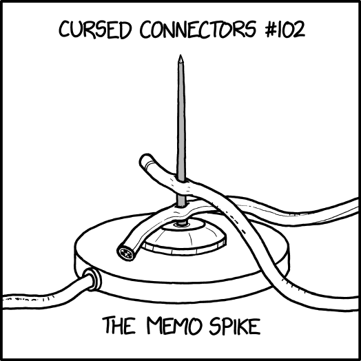 xkcd Memo Spike Connector