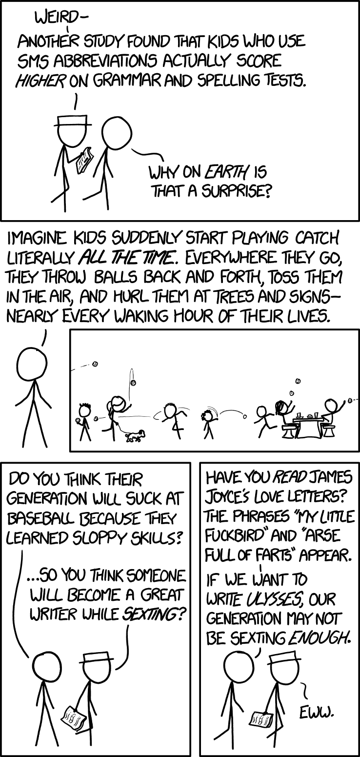 xkcd Writing Skills