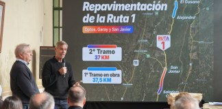 Pullaro invierte en otro tramo clave de la Ruta 1