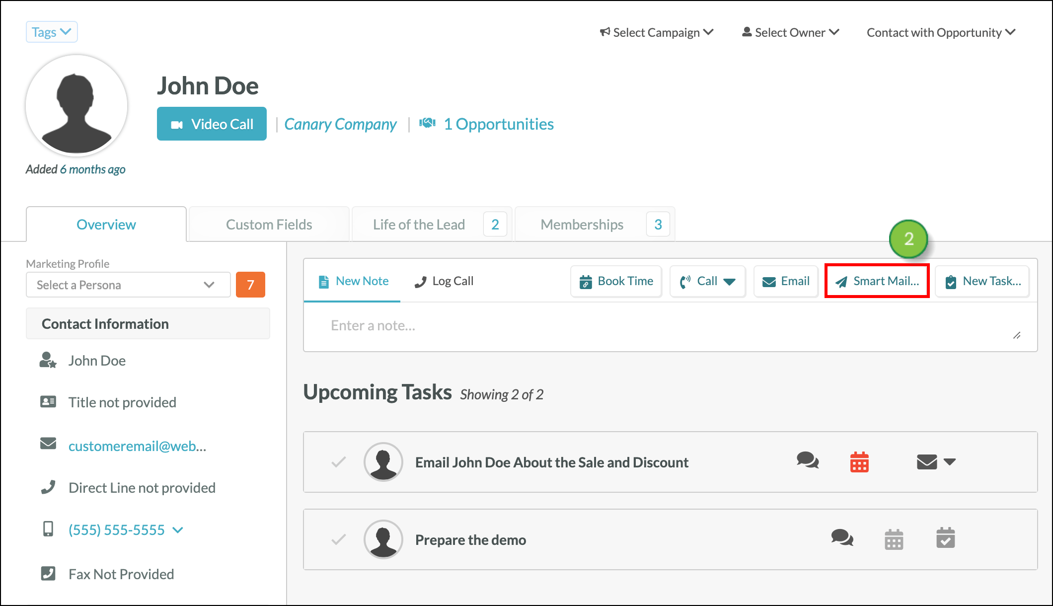 Sending Smart Mail to Multiple Recipients
