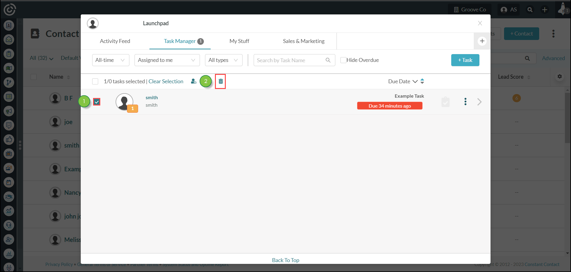 Bulk Editing in the Task Manager