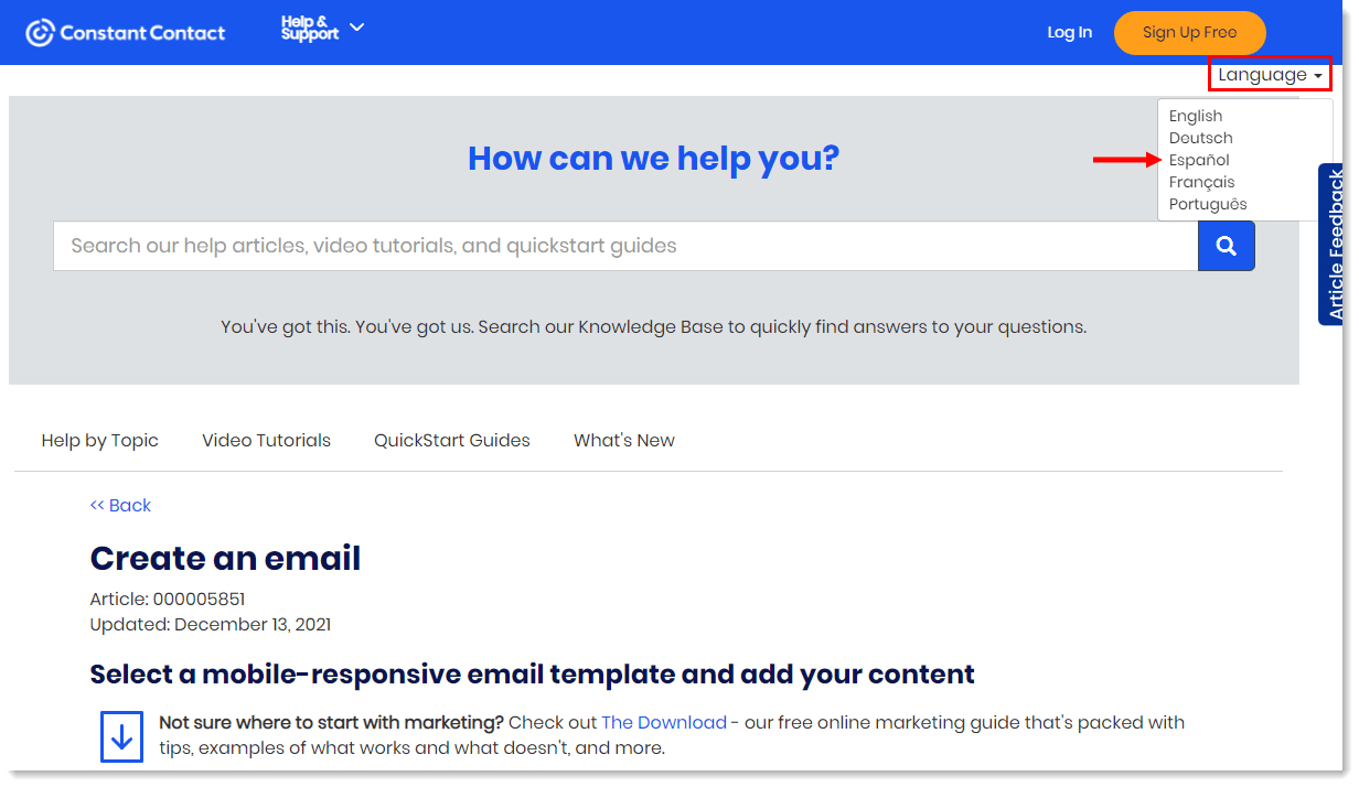 Spanish Language Support Options