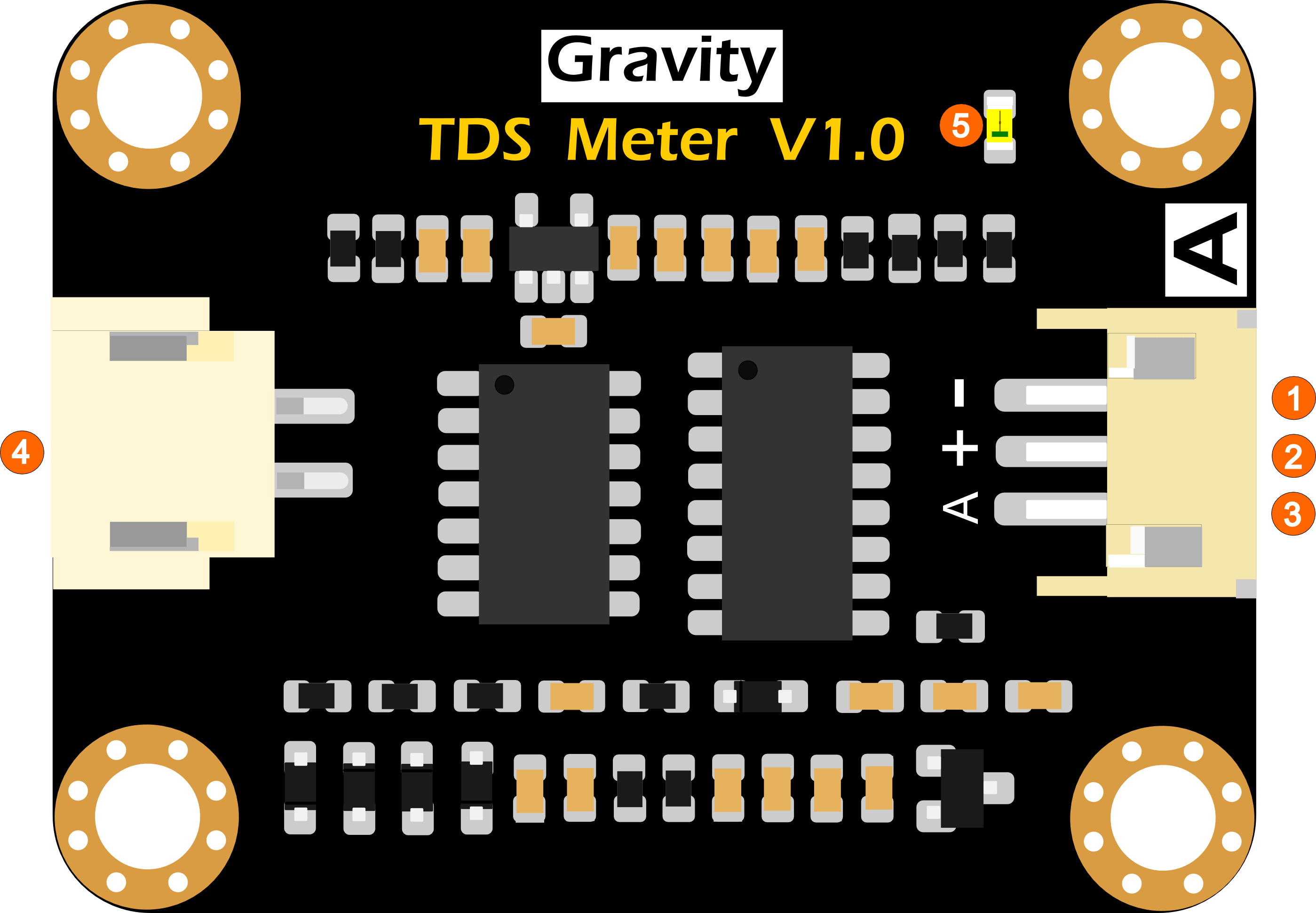 DFROBOT SEN0244 模拟TDS传感器 产品资料 使用教程