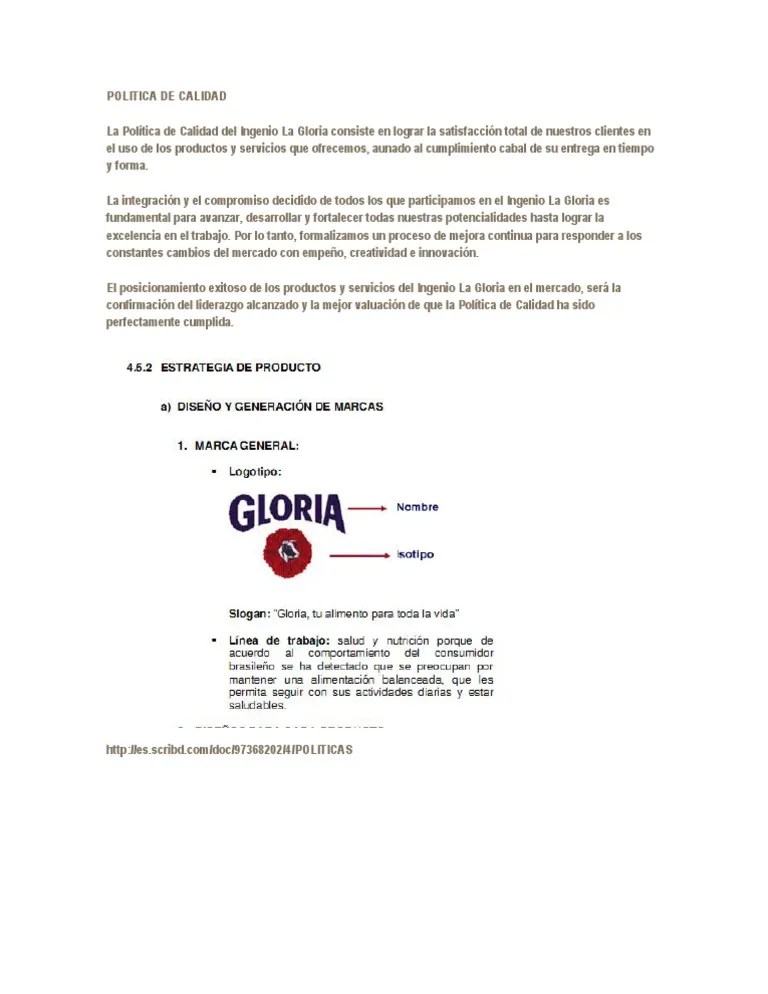 Politica de Calidad