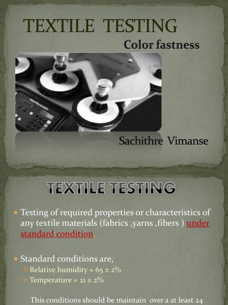 Textile Testing