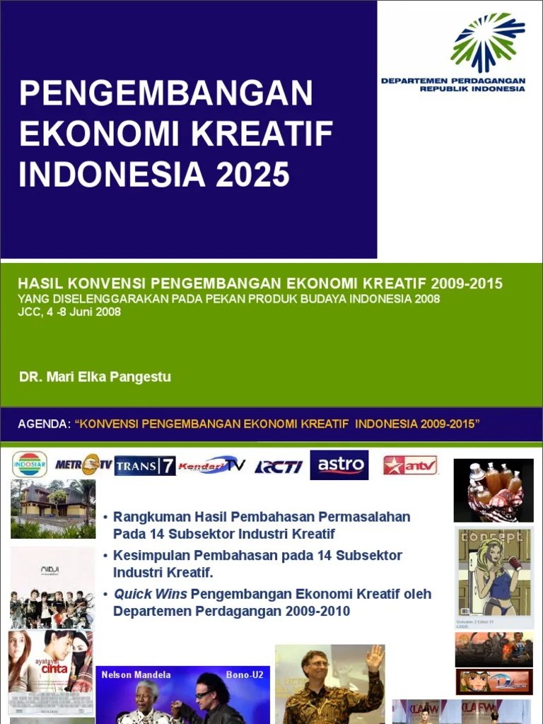 Terbaru 22+ Gambar Poster Ekonomi Kreatif Gani Gambar