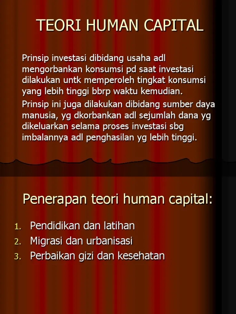 TEORI HUMAN CAPITAL.ppt