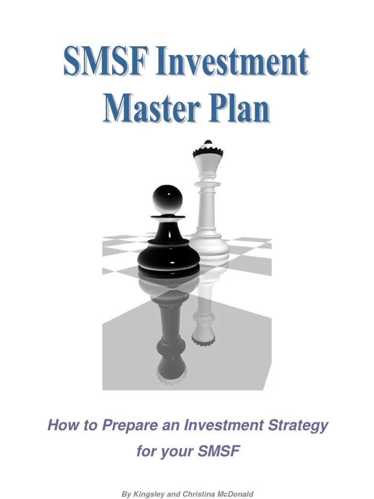 SMSF Investment Master Plan v1.0 PDF Option (Finance) Asset