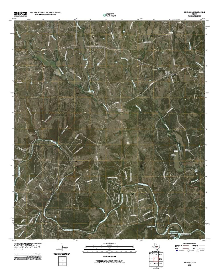 Topographic Map of Kendalia PDF United States Geological Survey