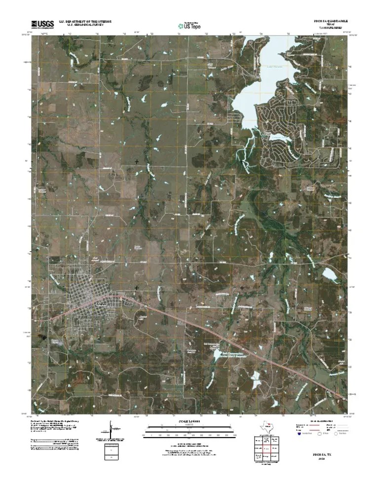 Topographic Map of Nocona PDF United States Geological Survey