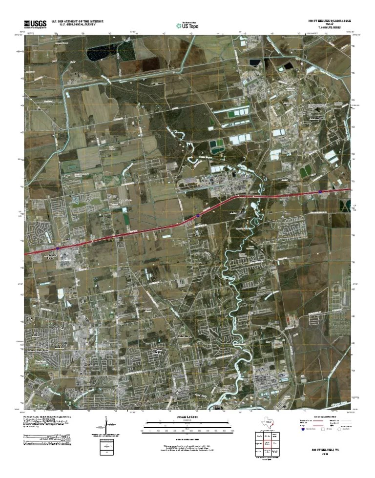 Topographic Map of Mont Belvieu PDF