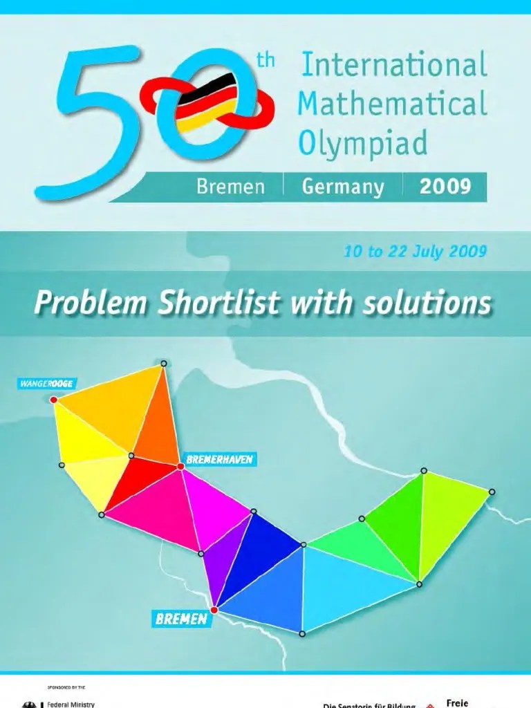 IMO Shortlist 2009 Original PDF Integer Euclidean Geometry