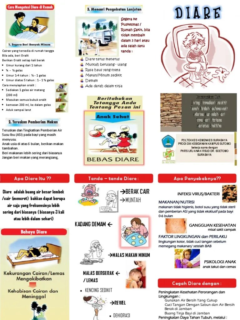 Leaflet Diare Pada Anak
