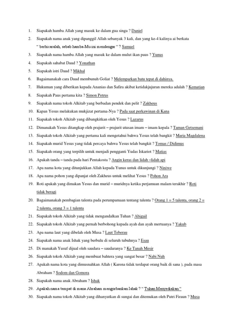 96 Games Tebak Kata Alkitab