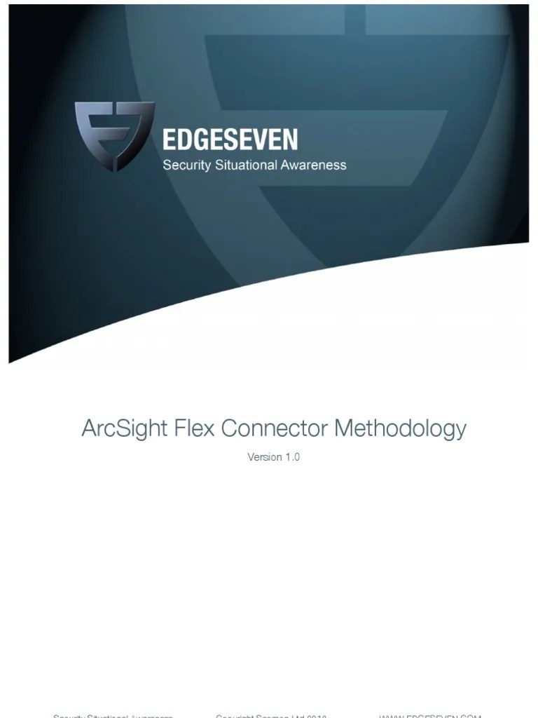 Arcsight Flex Connectors PDF Information Security Parsing