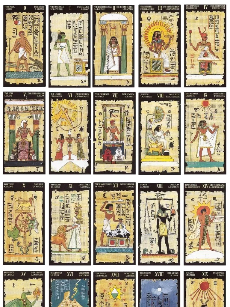 Cartas De Tarot Para Imprimir Gratis Pdf Cartas Mazo Tarot
