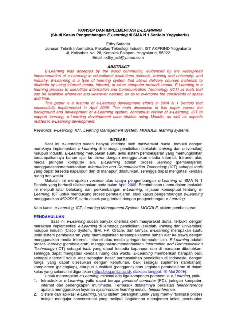 Kelebihan Dan Kelemhan Moodle | PDF