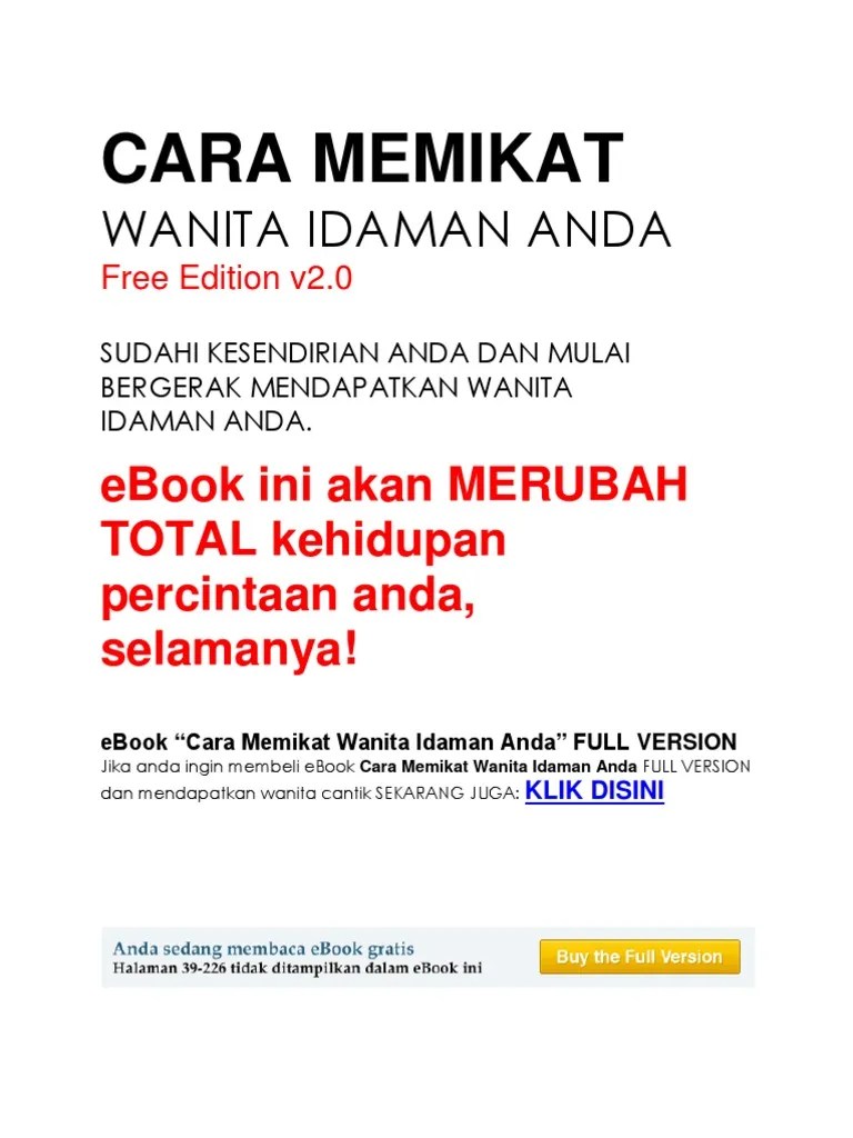 EBOOK CARA MEMIKAT WANITA IDAMAN ANDA FULL VERSION PDF