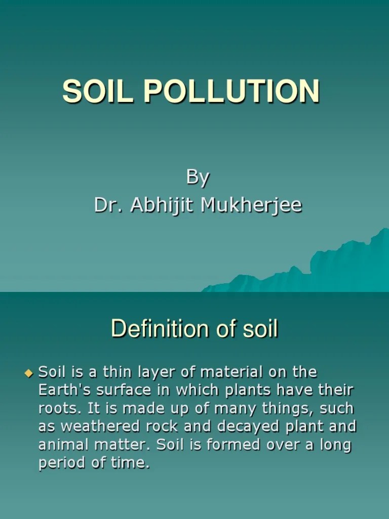 Evs Soil Pollution Soil Mining